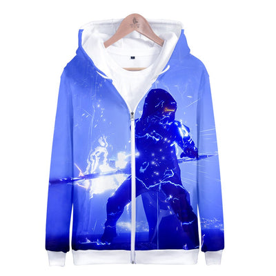 DESTINY 2 Fashion 3D Zipper Hoodies Women Spring Cool Skull Print