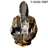 WAMNI Woman Kawaii Cat Zipper Hoodie Hip Hop Splice Color Print Star Cat 3D Hooded