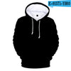 Fashion Black Hoodies Men's 2019 Cap Sweatshirt Men Women Custom 3D