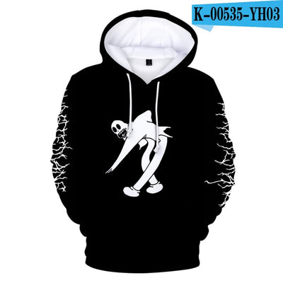Frdun Tommy Ghostemane World Tour Rock Music Logo 3D print Hooded