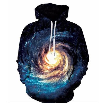 3D Printed Hoodies Astronaut Men Women Hooded Sweatshirts