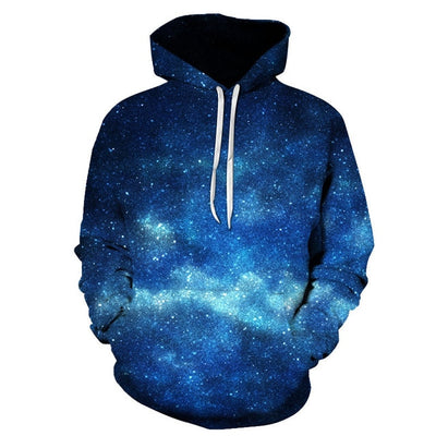 3D Printed Hoodies Astronaut Men Women Hooded Sweatshirts
