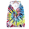 3D seven color tie-dyed  zipper hoodie male/female