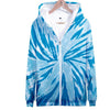 3D seven color tie-dyed  zipper hoodie male/female