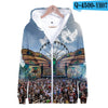 Tomorrowland 3D Print K Pop Zipper up Hoodies Sweatshirts Sweatshirt Tops