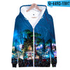 Tomorrowland 3D Print K Pop Zipper up Hoodies Sweatshirts Sweatshirt Tops