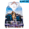 Tomorrowland 3D Print K Pop Zipper up Hoodies Sweatshirts Sweatshirt Tops