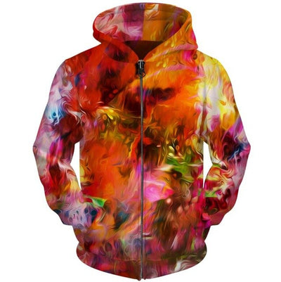 Printed Men Zipper Hoodie 3D Galaxy Space Sweatshirts Fashion Design Hooded Nebula Jaxkwt Zip Up Hoodies Tops