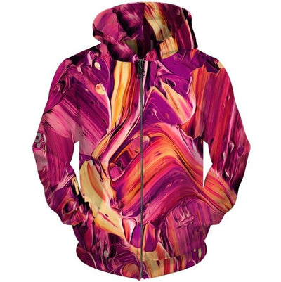 Printed Men Zipper Hoodie 3D Galaxy Space Sweatshirts Fashion Design Hooded Nebula Jaxkwt Zip Up Hoodies Tops