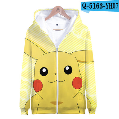 3D pokemon Printed kawaii  Zipper Hoodies Women/Men