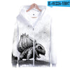 3D terror pokemon Printed Zipper Hoodies Women/Men