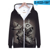3D terror pokemon Printed Zipper Hoodies Women/Men
