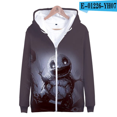 3D terror pokemon Printed Zipper Hoodies Women/Men