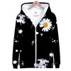 Gdragon Daisy Zipper Hoodies 3D G Dragon