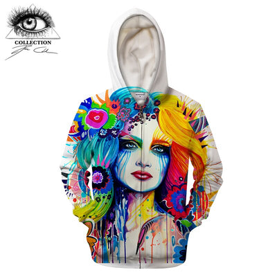 Lost in Memories cold Art Zipper Hoodies
