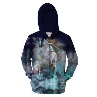 Iron Skull 3D Zip Hoodies Men Women Sweatshirts Zipper Hoody Print