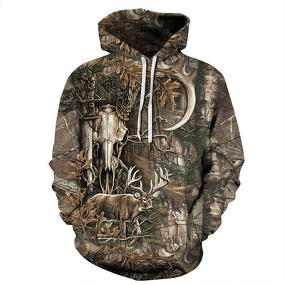 Animal Horse Hoodie Men Sweatshirt Brand Winter Thin Hooded Pullover