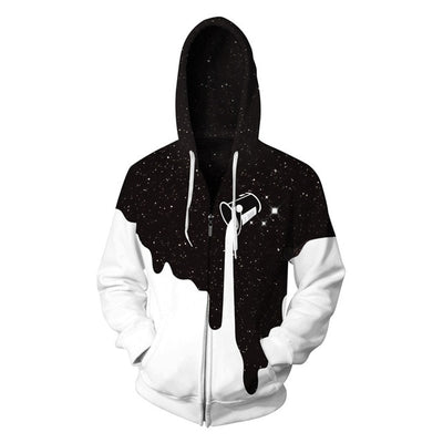 Zipper Hoodie Women Sweatshirts 3D Animal Printed Woman Hoodies