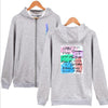 3D Print Women/Men Hoodies Sweatshirts Long Sleeve Hip Hop Fleece Zipper