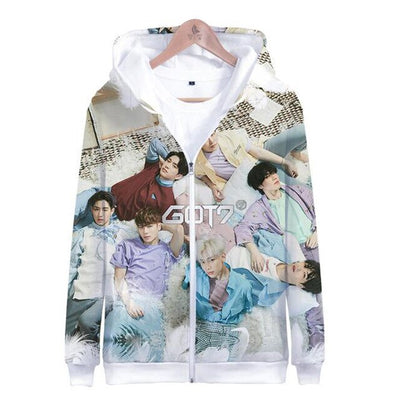 3D Print Women/Men Hoodies Sweatshirts Long Sleeve Hip Hop Fleece Zipper